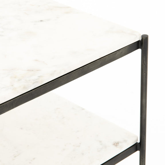 Felix Nightstand - Hammered Grey