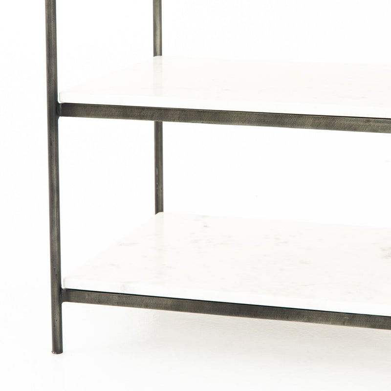 Felix Nightstand - Hammered Grey