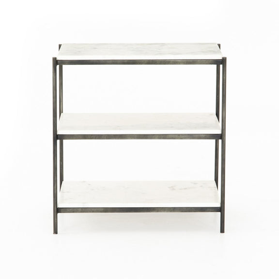 Felix Nightstand - Hammered Grey