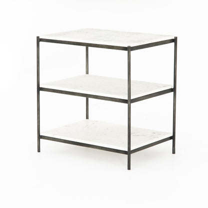 Felix Nightstand - Hammered Grey