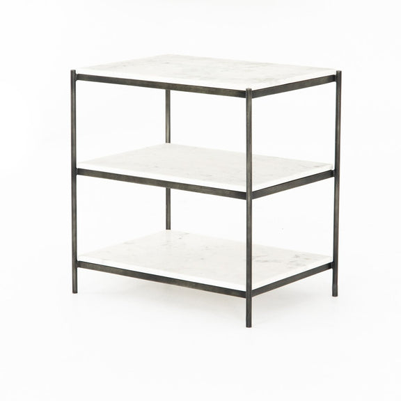 Felix Nightstand - Hammered Grey