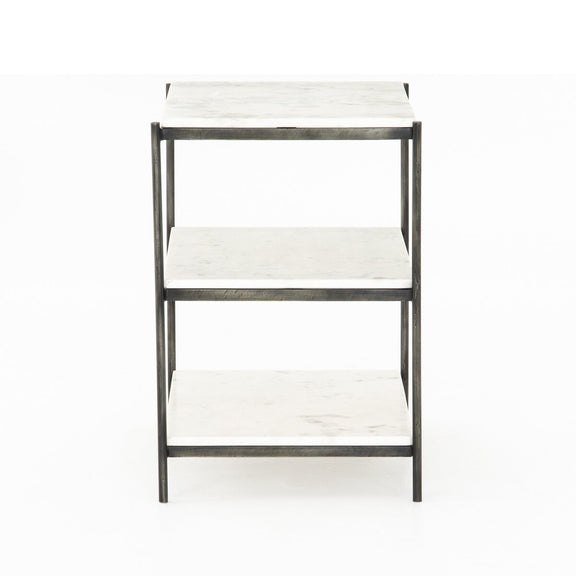 Felix Nightstand - Hammered Grey