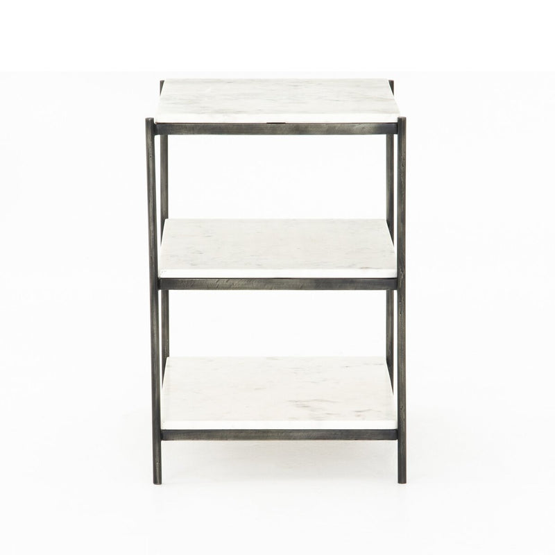 Felix Nightstand - Hammered Grey