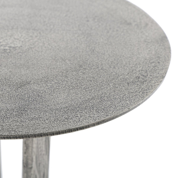 Douglas End Table - Raw Antique Nickel