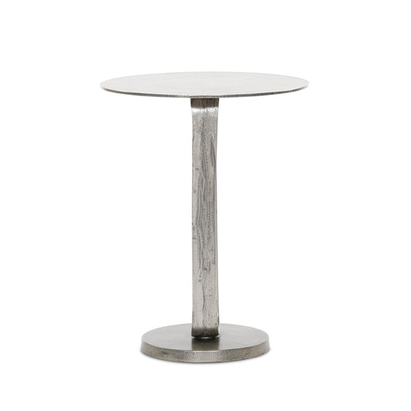 Douglas End Table - Raw Antique Nickel