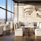 Glenrose Wheeled Dining Armchair