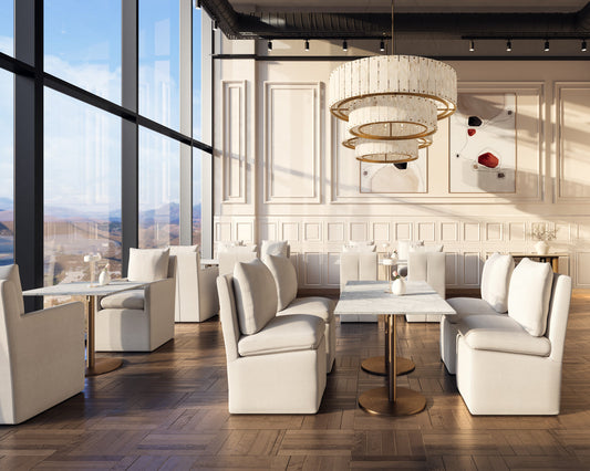 Glenrose Wheeled Dining Armchair