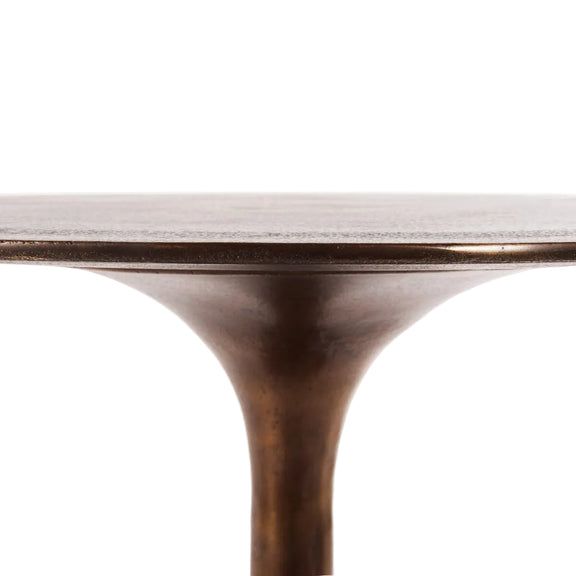 Tulip Side Table - Antique Rust