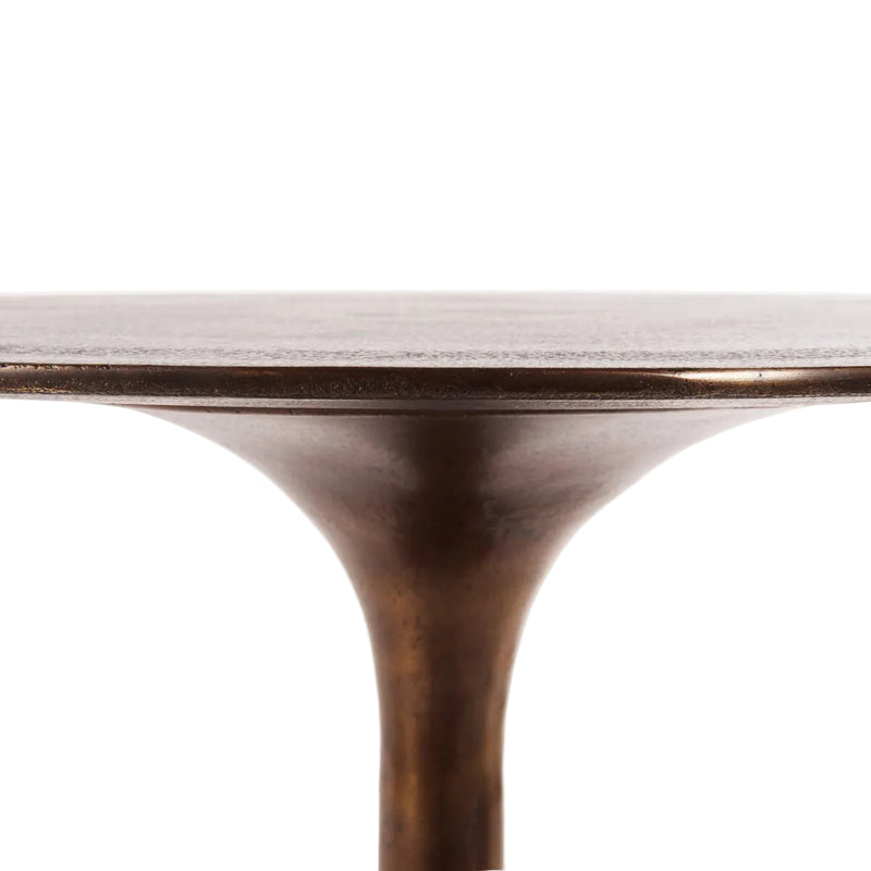 Tulip Side Table - Antique Rust