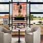 Simone Bistro Table - Antique Rust