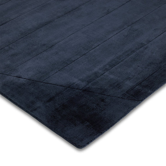 Sadzi Hand Carved Rug - Sadzi Navy