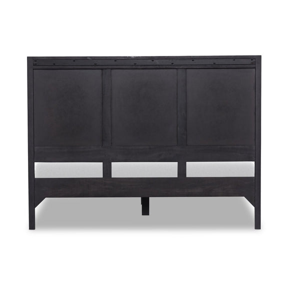 Sydney Bed - Black Wash & Black Cane