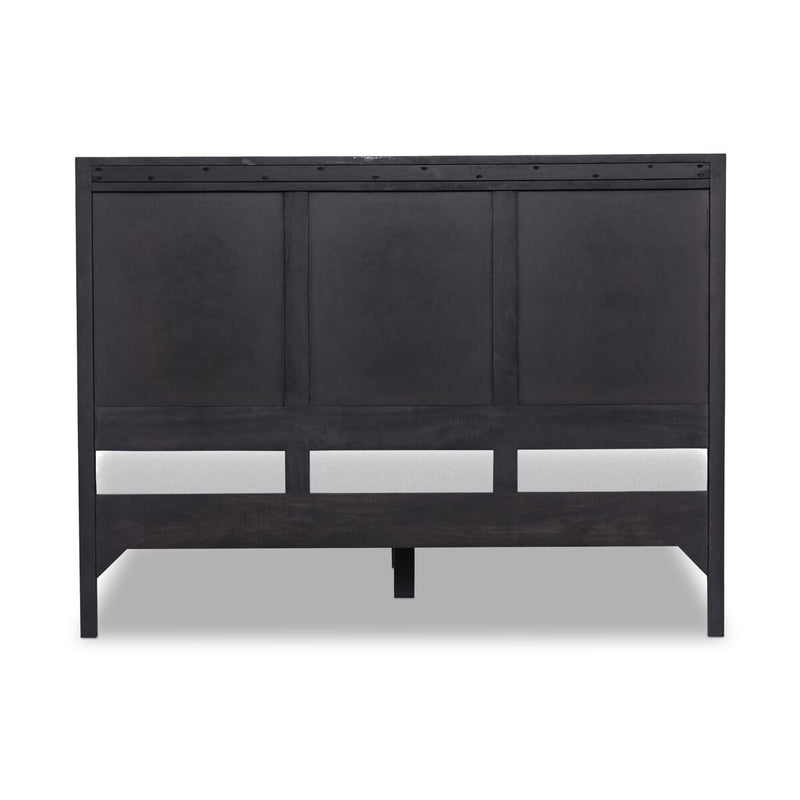 Sydney Bed - Black Wash & Black Cane