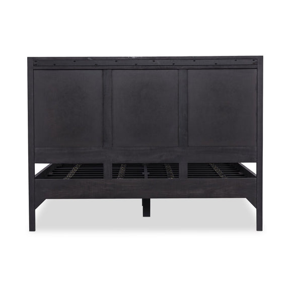 Sydney Bed - Black Wash & Black Cane