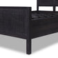 Sydney Bed - Black Wash & Black Cane