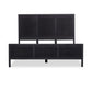 Sydney Bed - Black Wash & Black Cane