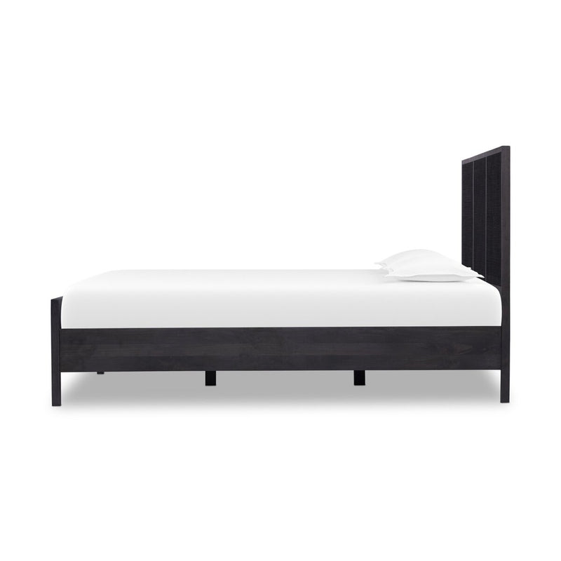 Sydney Bed - Black Wash & Black Cane