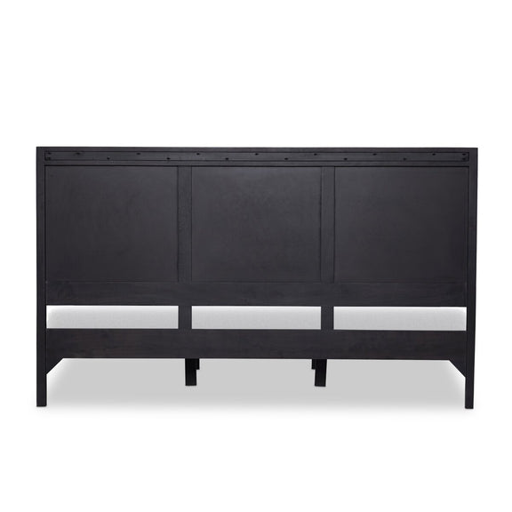Sydney Bed - Black Wash & Black Cane