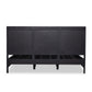Sydney Bed - Black Wash & Black Cane