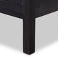 Sydney Bed - Black Wash & Black Cane