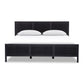 Sydney Bed - Black Wash & Black Cane