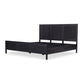 Sydney Bed - Black Wash & Black Cane