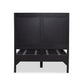 Sydney Bed - Black Wash & Black Cane