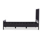 Sydney Bed - Black Wash & Black Cane