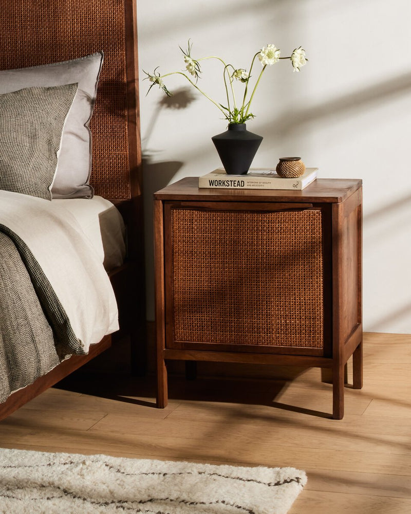 Sydney Nightstand - Brown Wash