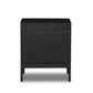 Sydney Nightstand - Black Wash & Black Cane