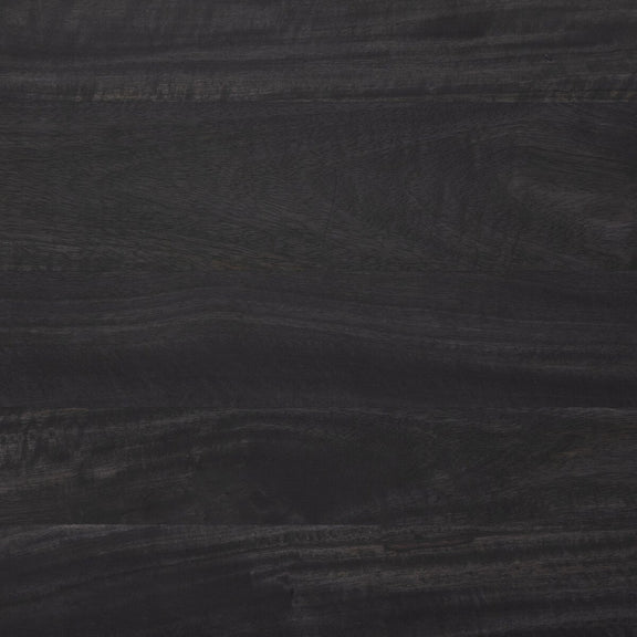 Sydney Nightstand - Black Wash & Black Cane