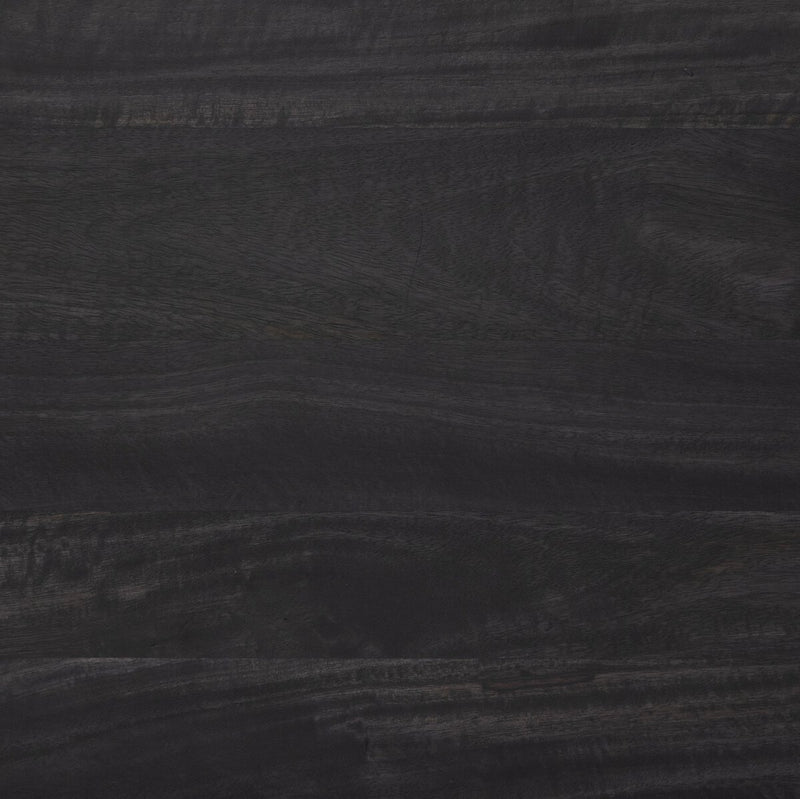 Sydney Nightstand - Black Wash & Black Cane