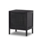 Sydney Nightstand - Black Wash & Black Cane