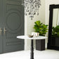 Lucy Bistro Table-36" - White Marble