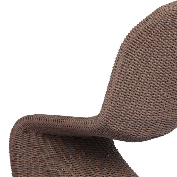 Portia Outdoor Dining Chair - Tanned Weave