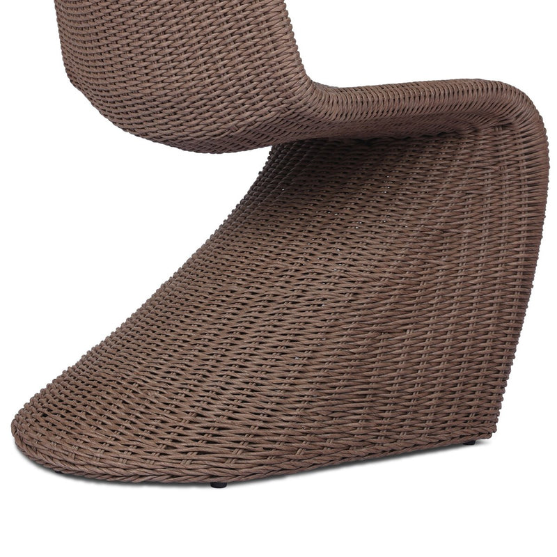 Portia Outdoor Dining Chair - Tanned Weave