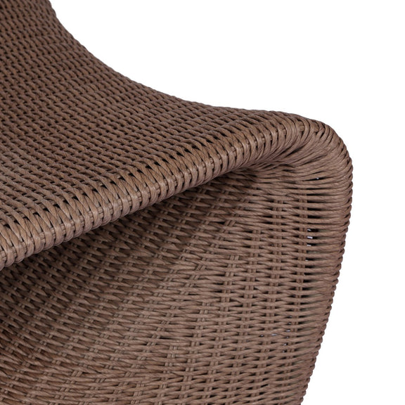Portia Outdoor Occasional Chair - Tanned Weave