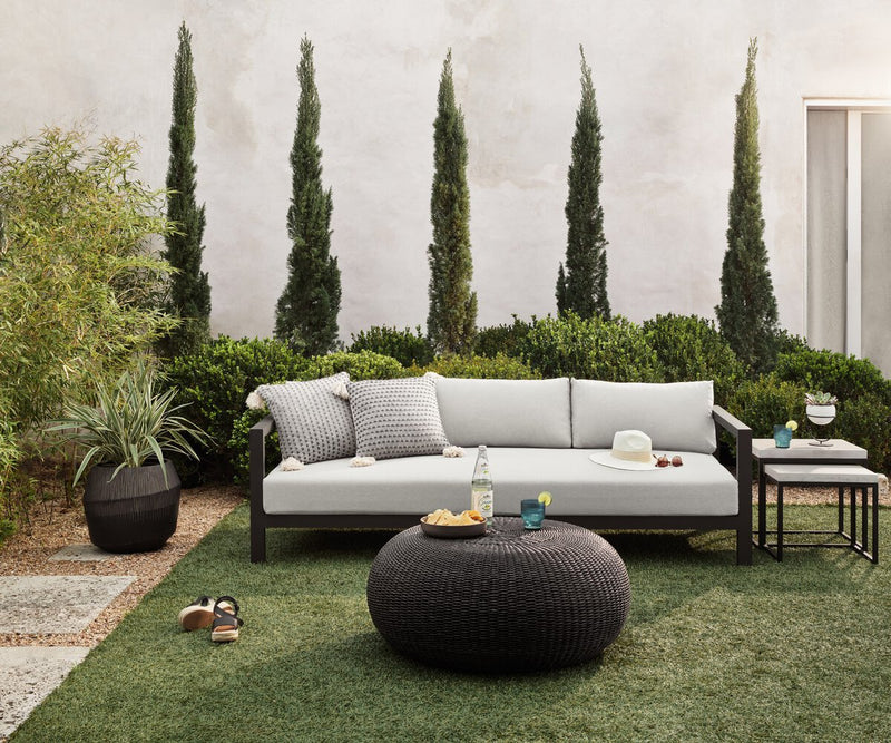 Sonoma Outdoor Sofa, Bronze - Stone Grey
