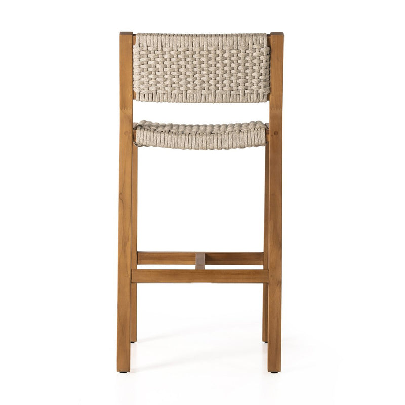 Delano Outdoor Bar + Counter Stool - Natural Teak