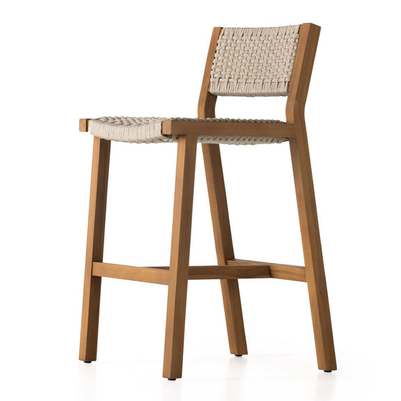 Delano Outdoor Bar + Counter Stool - Natural Teak