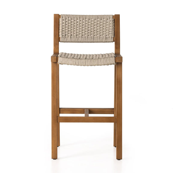 Delano Outdoor Bar + Counter Stool - Natural Teak