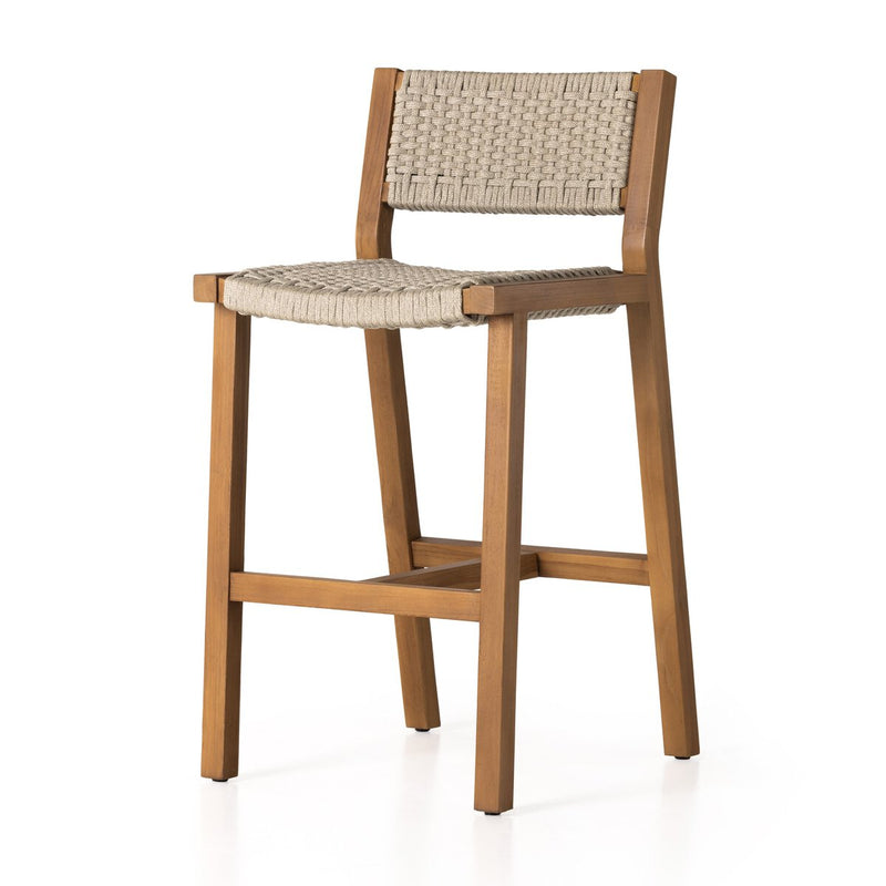 Delano Outdoor Bar + Counter Stool - Natural Teak