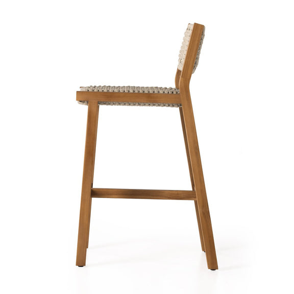 Delano Outdoor Bar + Counter Stool - Natural Teak