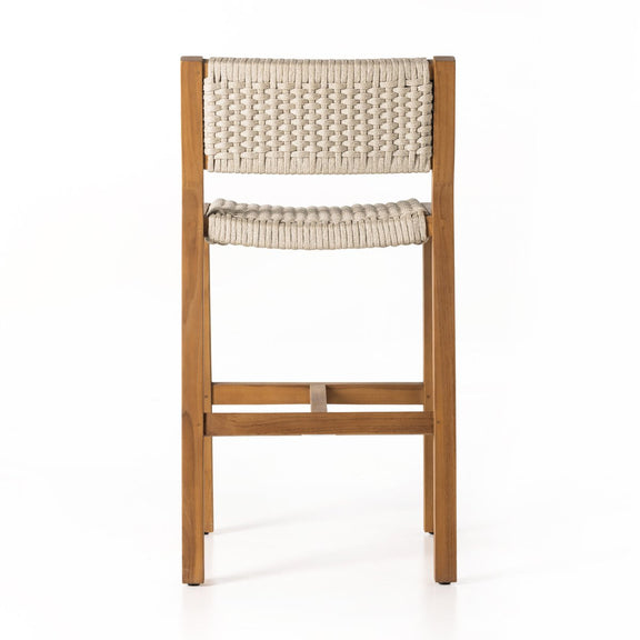 Delano Outdoor Bar + Counter Stool - Natural Teak