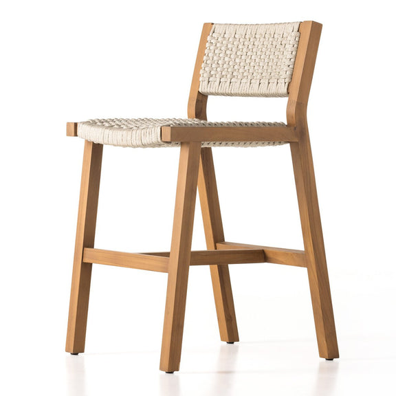 Delano Outdoor Bar + Counter Stool - Natural Teak