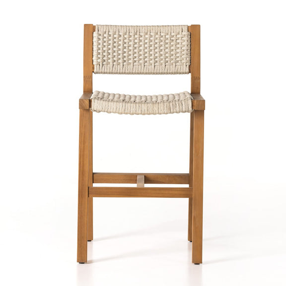 Delano Outdoor Bar + Counter Stool - Natural Teak