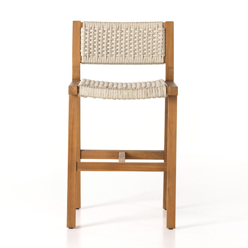 Delano Outdoor Bar + Counter Stool - Natural Teak