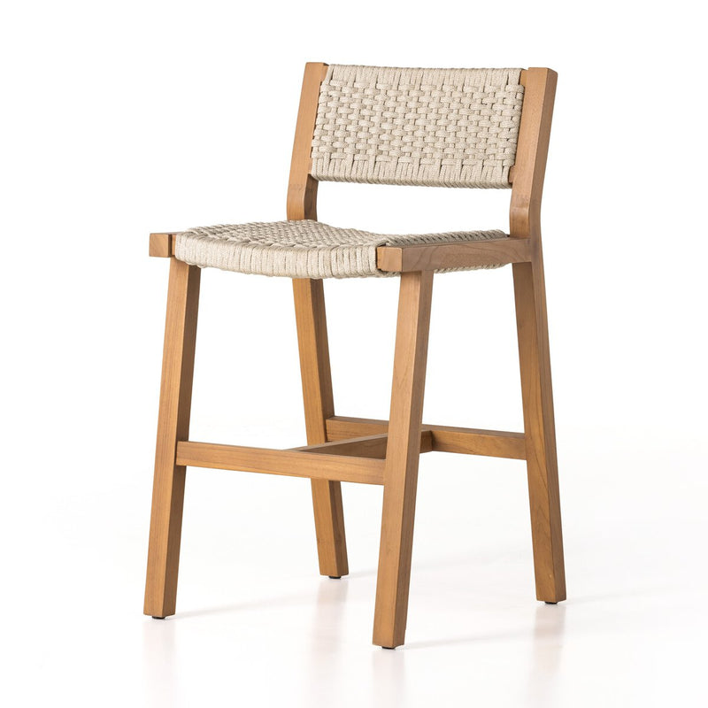 Delano Outdoor Bar + Counter Stool - Natural Teak