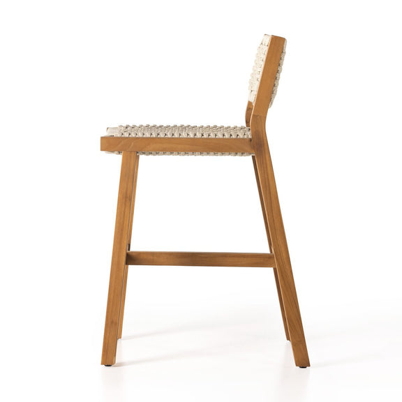 Delano Outdoor Bar + Counter Stool - Natural Teak