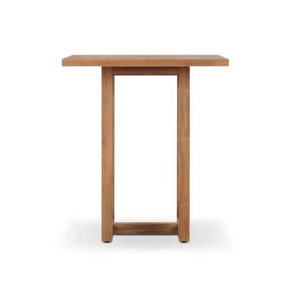 Stapleton Square Outdoor Bar Table - Stained Toasted Brown-fsc